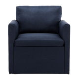 Qwork Modern Upholstered Single Sofa Armchair Accent Chair