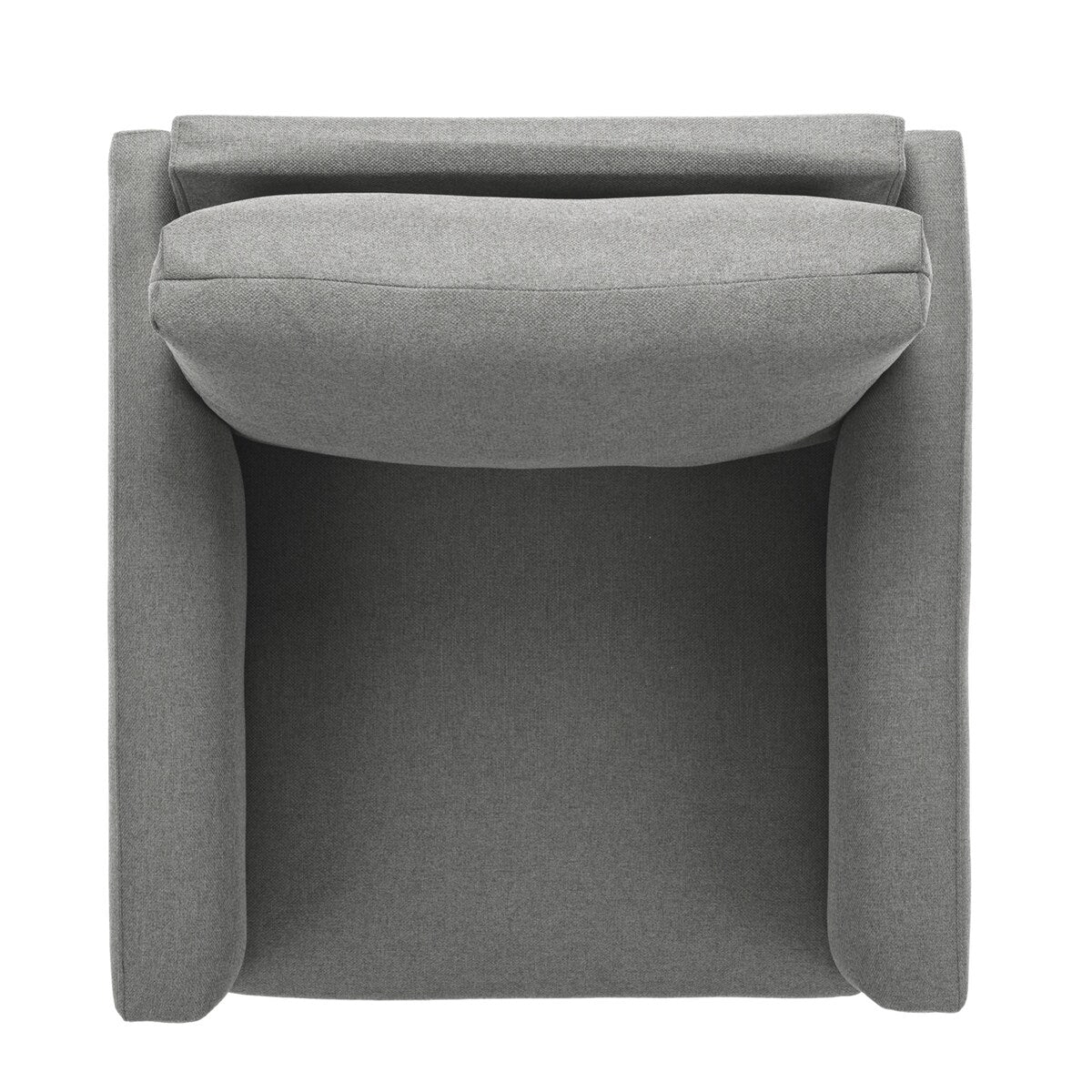 Qwork Modern Upholstered Single Sofa Armchair Accent Chair
