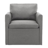 Qwork Modern Upholstered Single Sofa Armchair Accent Chair