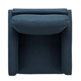 Qwork Modern Upholstered Single Sofa Armchair Accent Chair