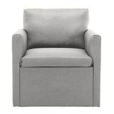 Qwork Modern Upholstered Single Sofa Armchair Accent Chair