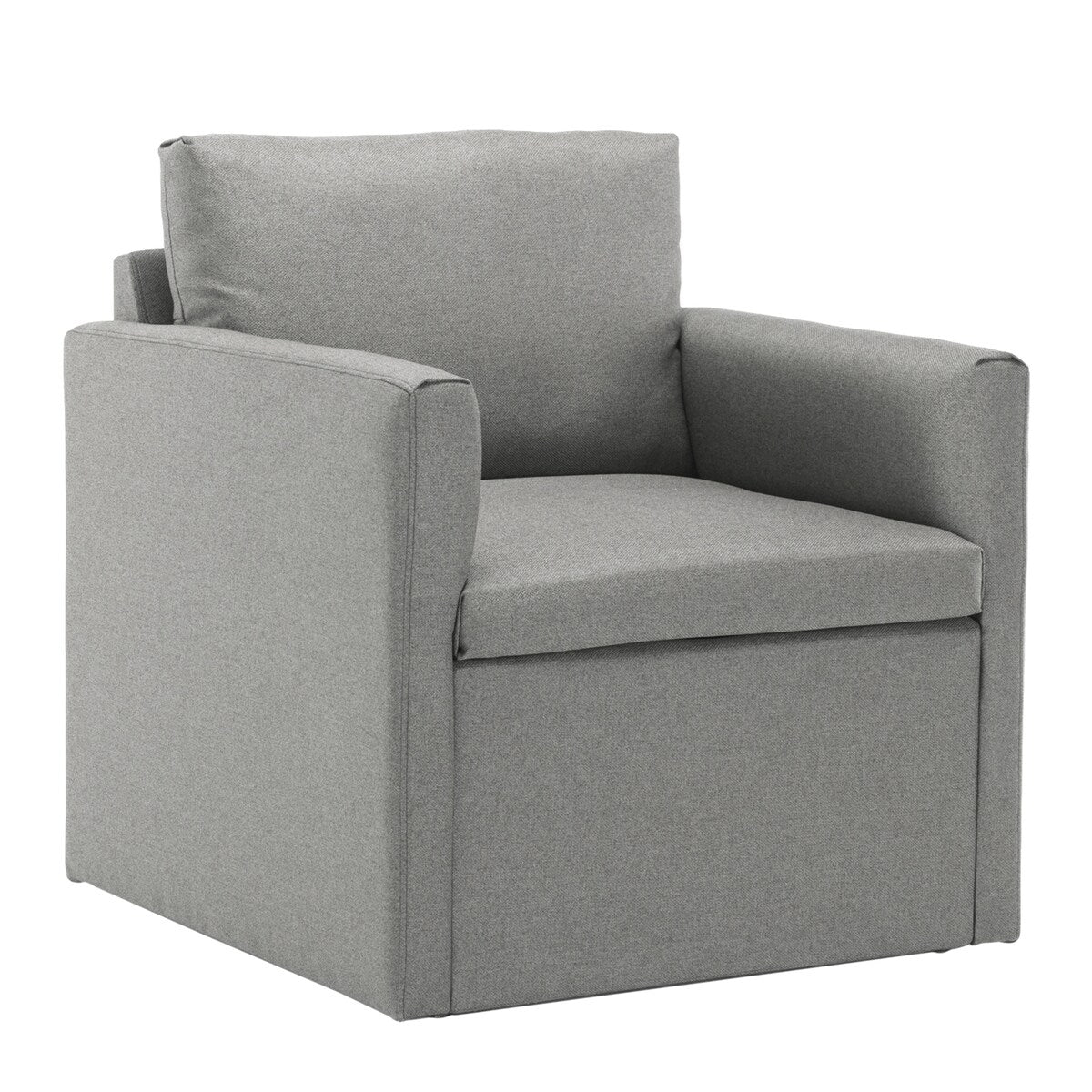 Qwork Modern Upholstered Single Sofa Armchair Accent Chair