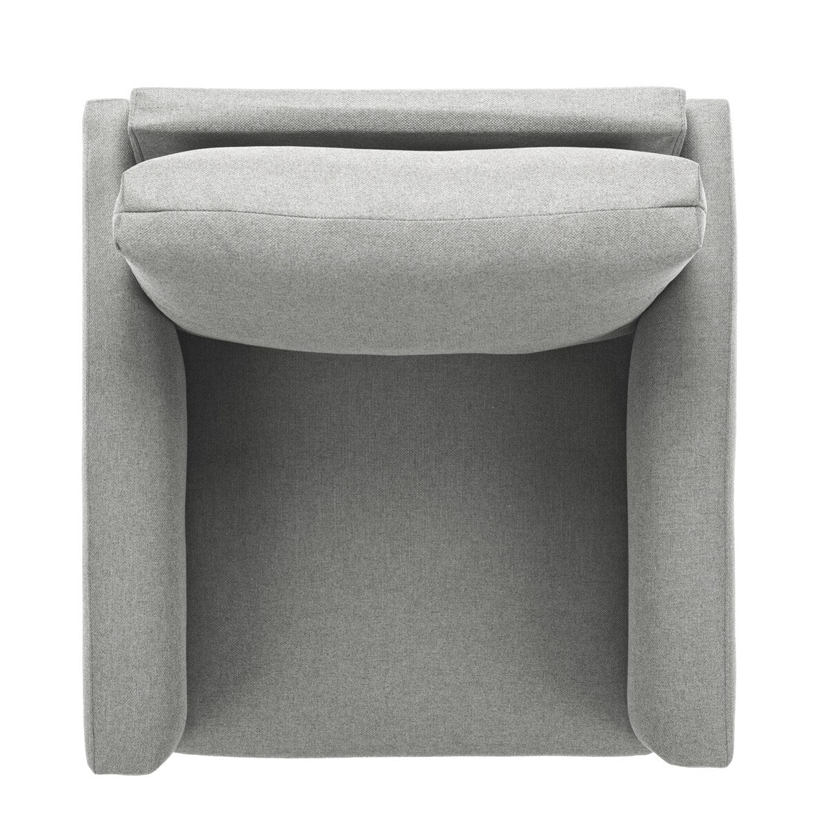 Qwork Modern Upholstered Single Sofa Armchair Accent Chair