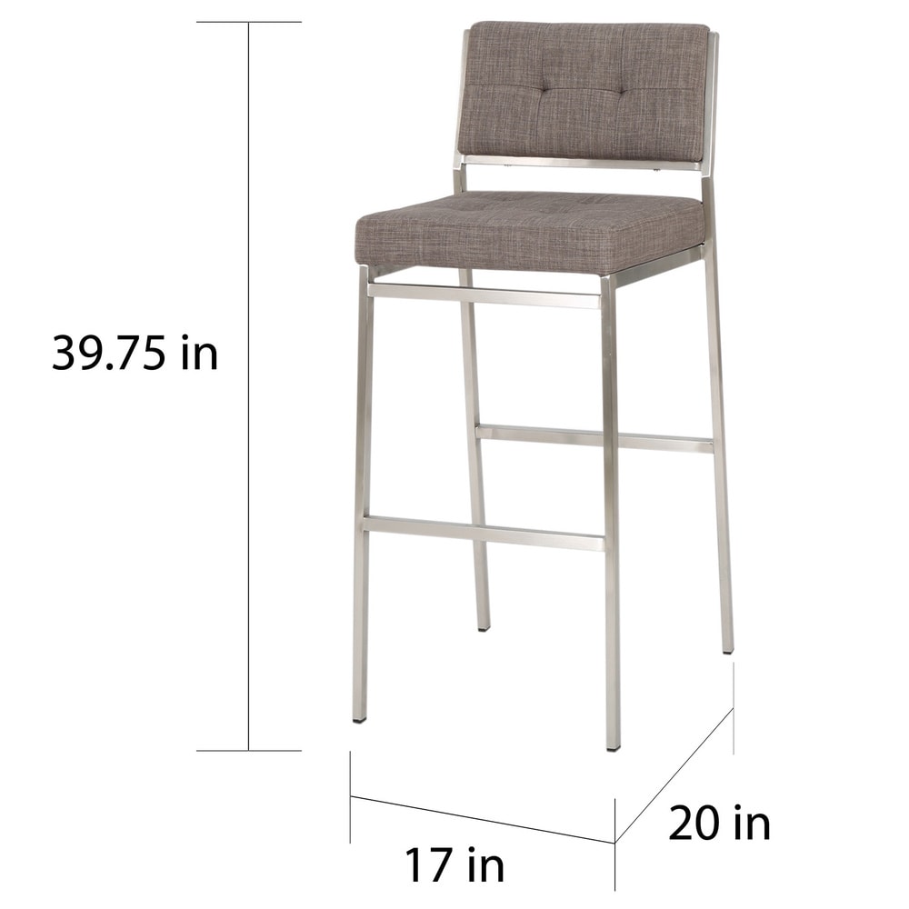 Christopher Knight Home Qyto 30-inch Fabric Barstool (Set of 2)