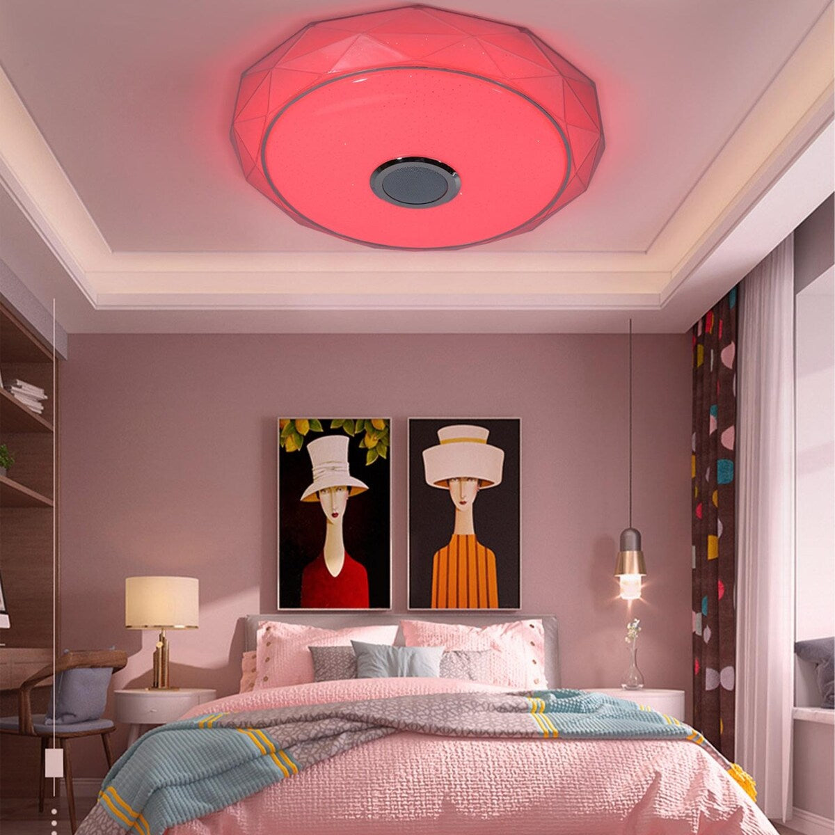 RGB Ceiling Smart Light with Remote Contorl & APP Contorl