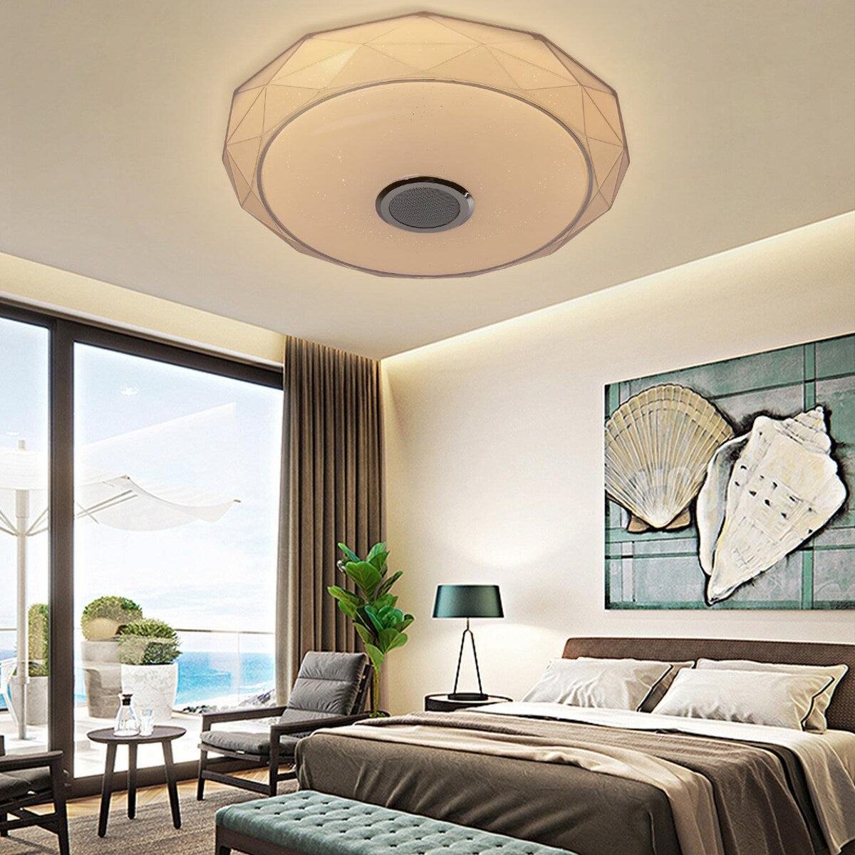 RGB Ceiling Smart Light with Remote Contorl & APP Contorl