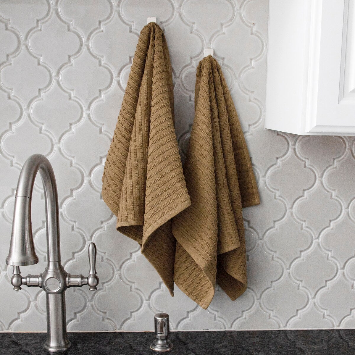 RITZ Royale Solid Cotton Kitchen Towels (Set of 2)