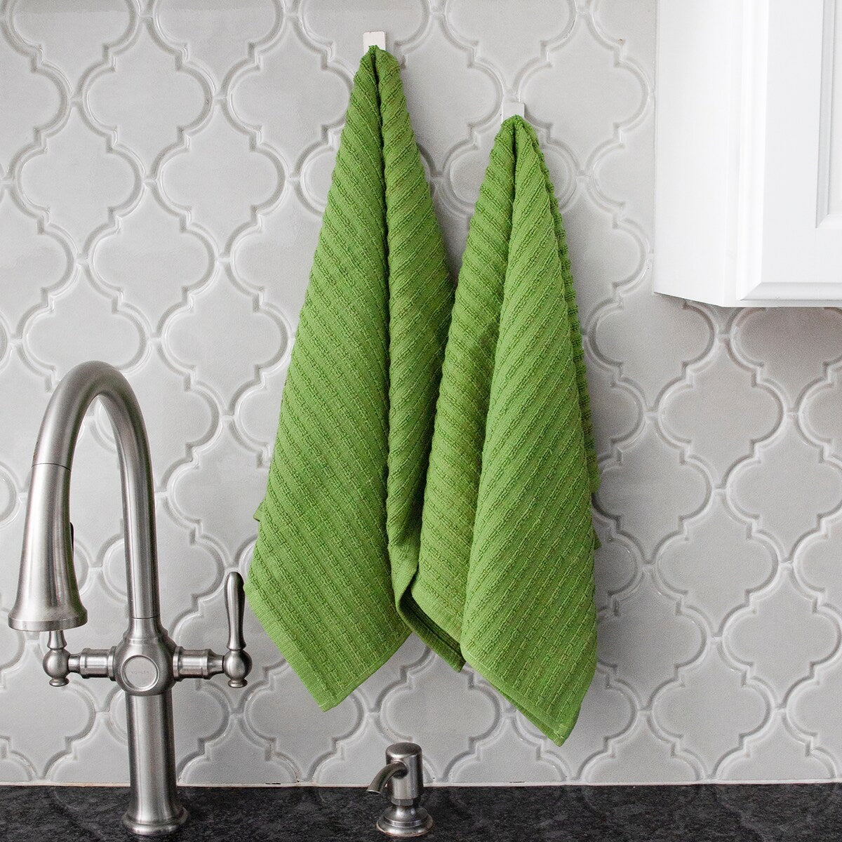 RITZ Royale Solid Cotton Kitchen Towels (Set of 2)