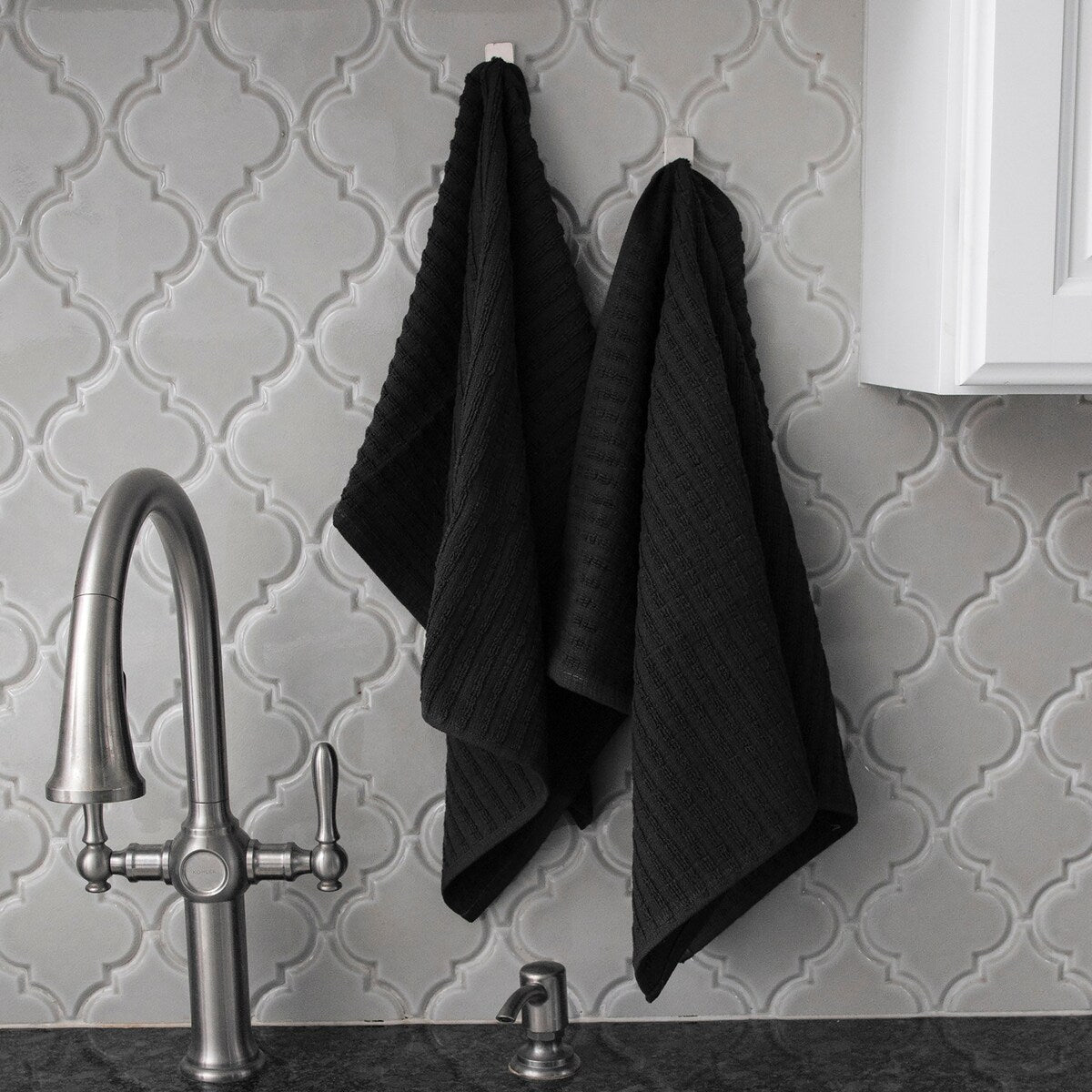 RITZ Royale Solid Cotton Kitchen Towels (Set of 2)