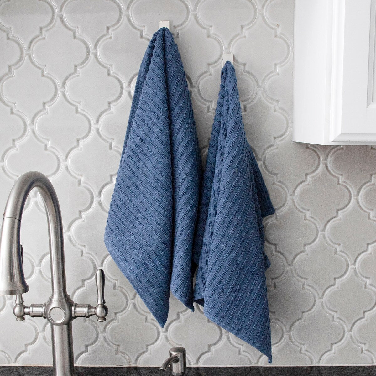 RITZ Royale Solid Cotton Kitchen Towels (Set of 2)