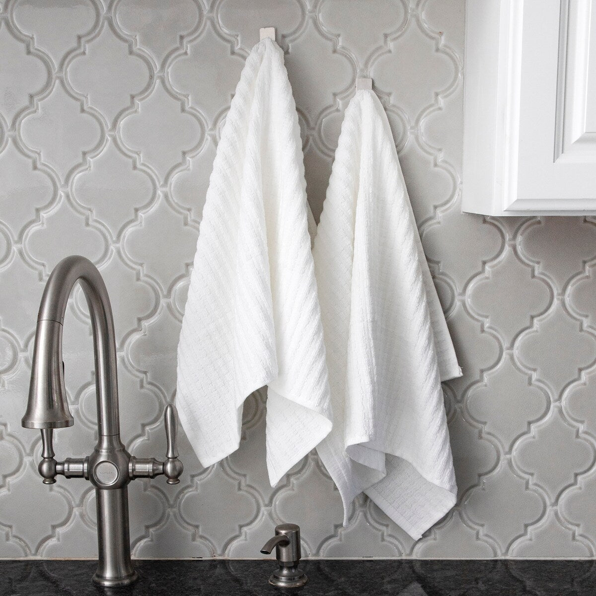 RITZ Royale Solid Cotton Kitchen Towels (Set of 2)