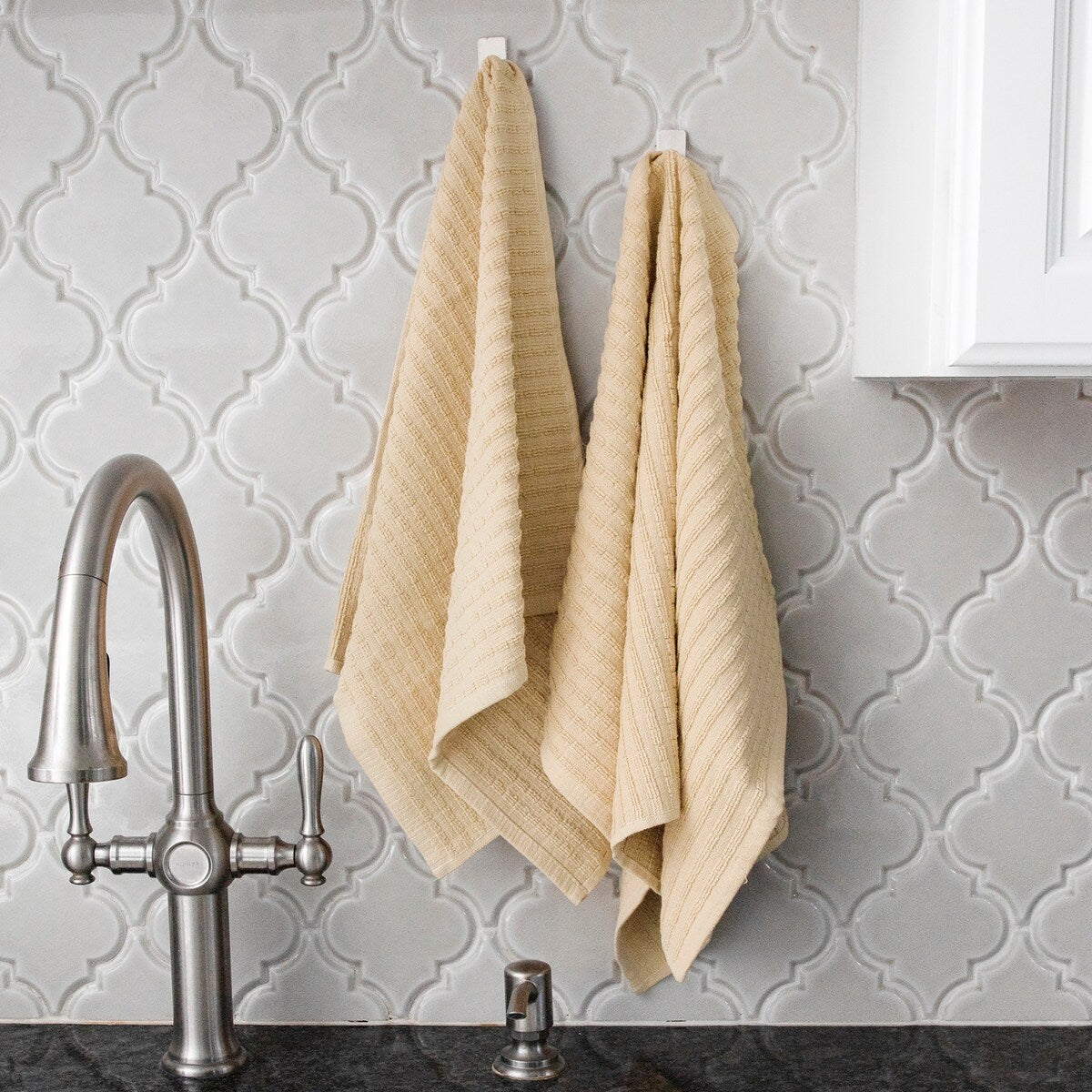 RITZ Royale Solid Cotton Kitchen Towels (Set of 2)