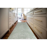 ROMIE GREEN Kitchen Mat By Kavka Designs