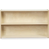 RRI Goods 2-Shelf Montessori Bookshelf, 46.75" W Horizontal Bookshelves for Toddlers, Wooden Kid Storage Organizer