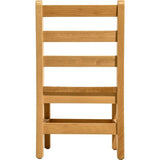 RRI Goods Ladderback Kids Chair, Classroom Seating Toddler Fully Assembled Beechwood Chair Set of 2