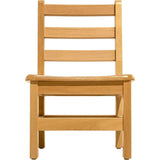 RRI Goods Ladderback Kids Chair, Classroom Seating Toddler Fully Assembled Beechwood Chair Set of 2