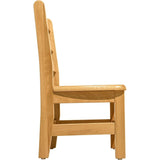 RRI Goods Ladderback Kids Chair, Classroom Seating Toddler Fully Assembled Beechwood Chair Set of 2