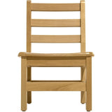 RRI Goods Ladderback Kids Chair, Classroom Seating Toddler Fully Assembled Beechwood Chair Set of 2