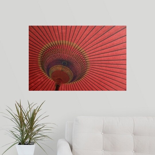 Rachel Lewis Poster Print entitled Japanese umbrella, Kinki, Nara, Japan, North-East Asia - Multi