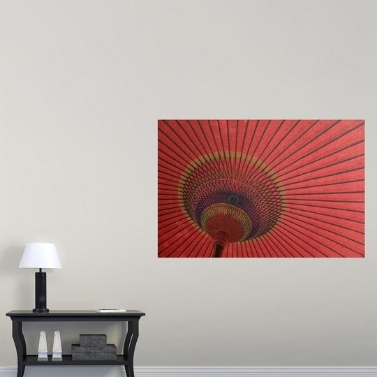 Rachel Lewis Poster Print entitled Japanese umbrella, Kinki, Nara, Japan, North-East Asia - Multi
