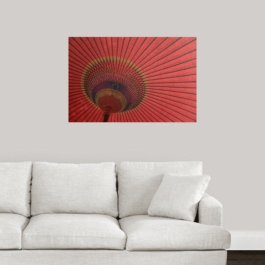 Rachel Lewis Poster Print entitled Japanese umbrella, Kinki, Nara, Japan, North-East Asia - Multi