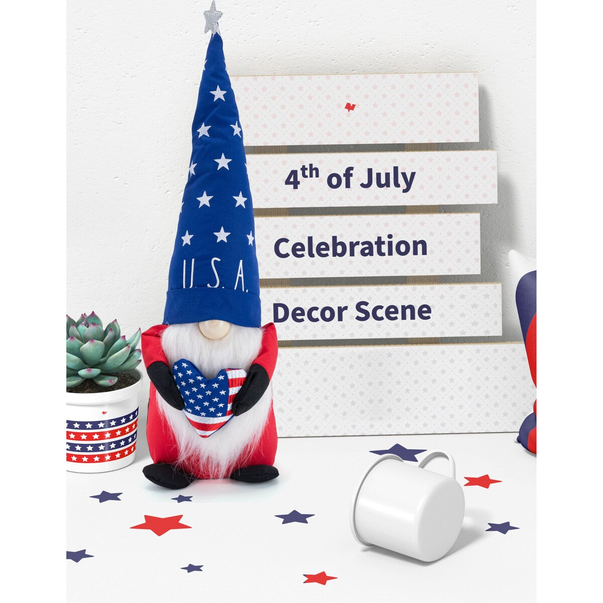 Rae Dunn Americana Gnome
