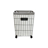 Rae Dunn Heavy Duty Laundry Hamper on Wheels - LAUNDRY