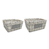 Rae Dunn Pet Storage Baskets Set of 2