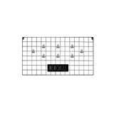 Rae Dunn Wire Grid Photo Holder with Clips - "MEMORIES"