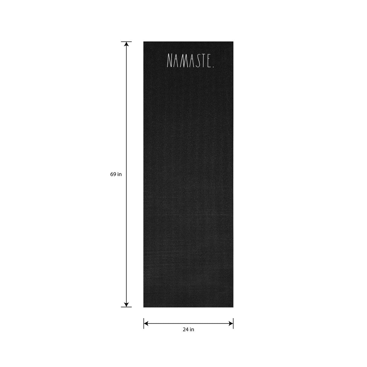 Rae Dunn Yoga/Exercise Mat - 24" x 69"