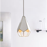 Raegan 14" Stainless Steel 1 Light Pendant