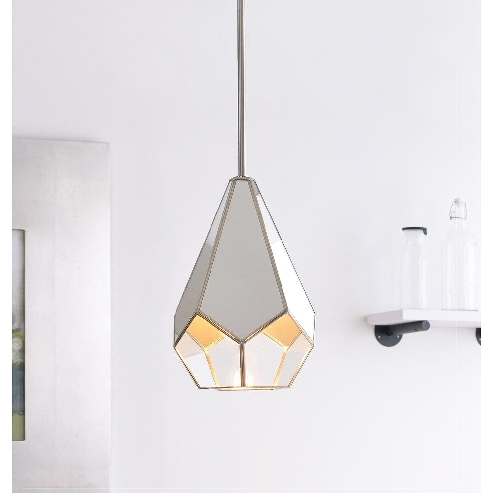 Raegan 14" Stainless Steel 1 Light Pendant