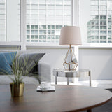 Raegan 26.5" Burnished Antique Metal Table Lamp