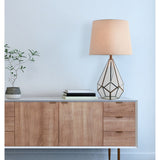 Raegan 26.5" Burnished Antique Metal Table Lamp