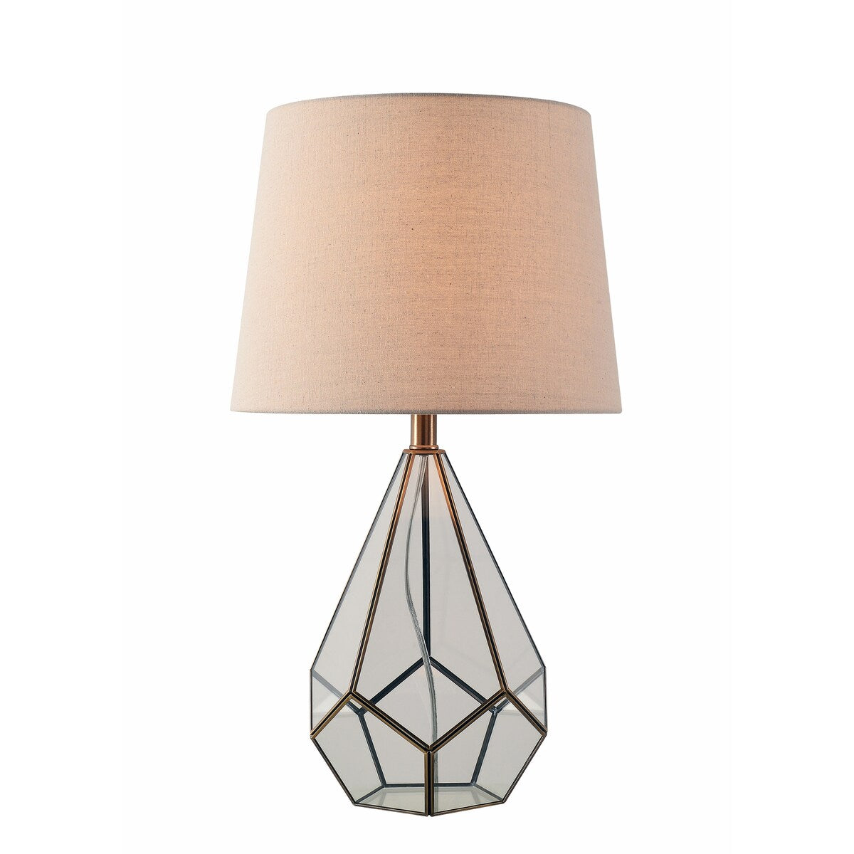 Raegan 26.5" Burnished Antique Metal Table Lamp