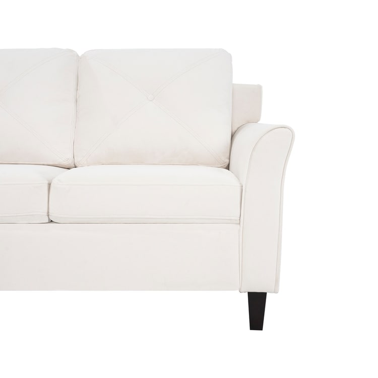 Raelynn Button Tufted Sofa Affordable Modern Sofa - Microfiber Couch for Small Spaces, Living Room, Bedroom