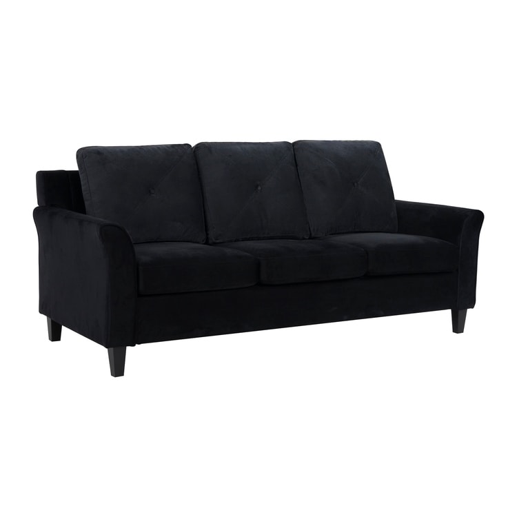 Raelynn Button Tufted Sofa Affordable Modern Sofa - Microfiber Couch for Small Spaces, Living Room, Bedroom