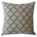 Rahima Damask Throw Pillow Mineral