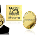 Raiders vs Vikings Super Bowl XI Commemorative Gold Flip Coin