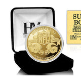 Raiders vs Vikings Super Bowl XI Commemorative Gold Flip Coin
