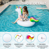 Rainbow Large Unicorn Children's Inflatable Swimming Pool Float