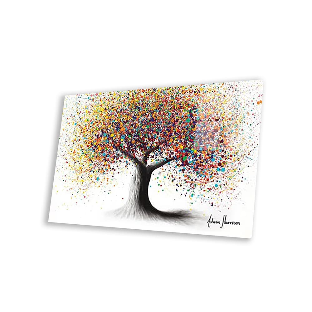 Rainbow Soul Tree Print On Acrylic Glass by Ashvin Harrison