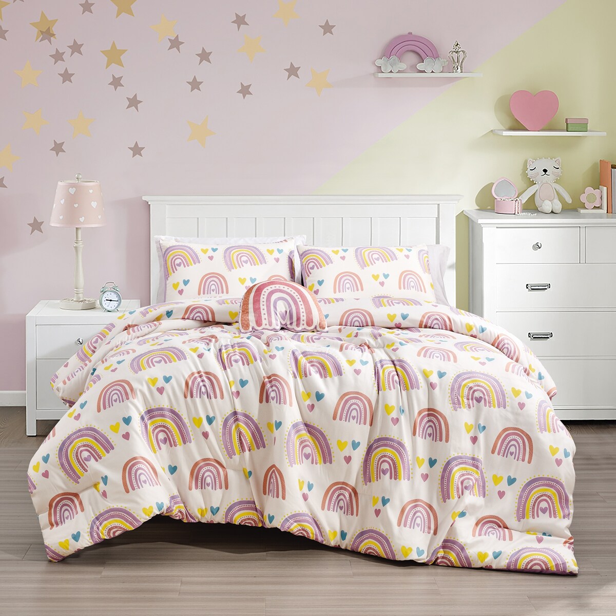 Rainbow Twin/Full size comforter set