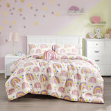 Rainbow Twin/Full size comforter set