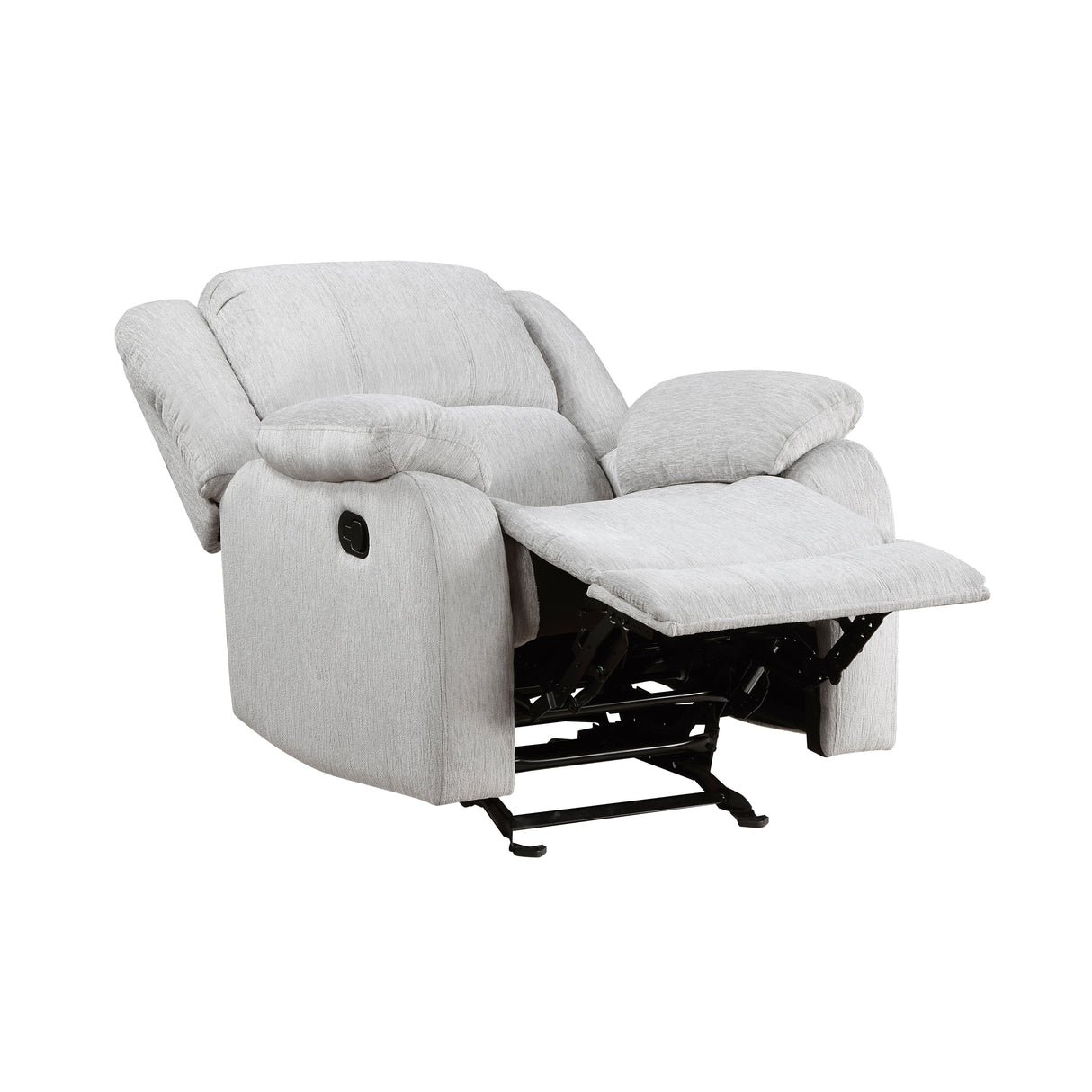 Raleigh Chenille Manual Glider Reclining Chair