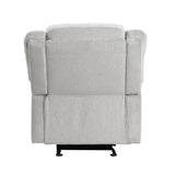 Raleigh Chenille Manual Glider Reclining Chair