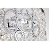 Ralph 15 Inch Chrome Polish Crystal Fandelier - N/A
