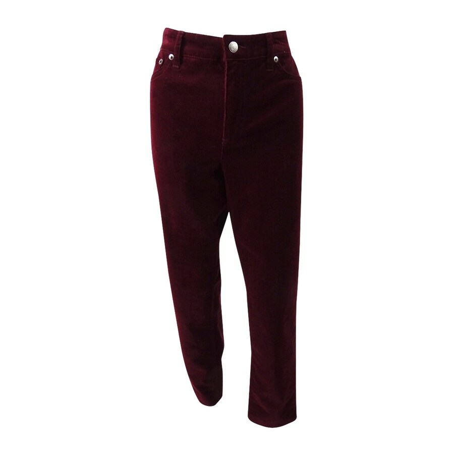 Ralph Lauren Women's Premier Straight Curvy Corduroy Jeans