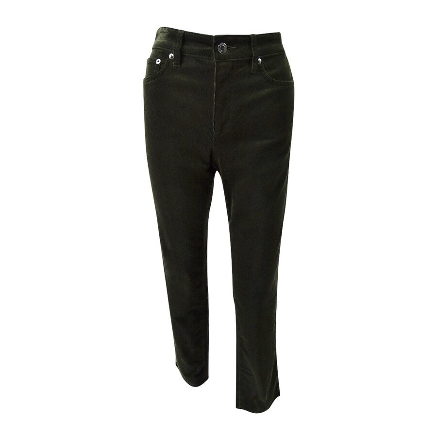 Ralph Lauren Women's Premier Straight Curvy Corduroy Jeans