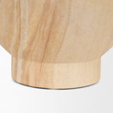 Ramira Beige Sandstone Decorative Pedestal Bowl